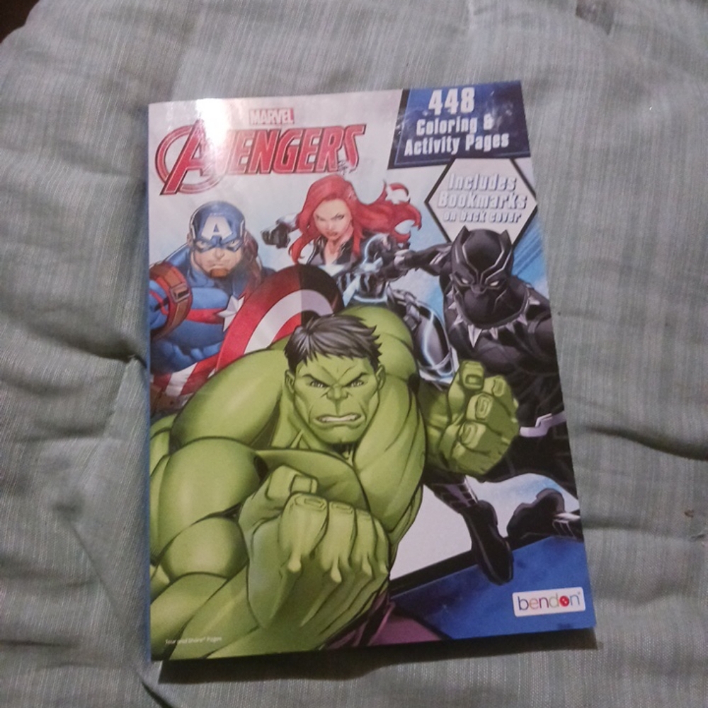 Marvel The Mighty Avengers 448 Pages  Thick Coloring book 2018